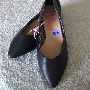 Jellypop Black Flats